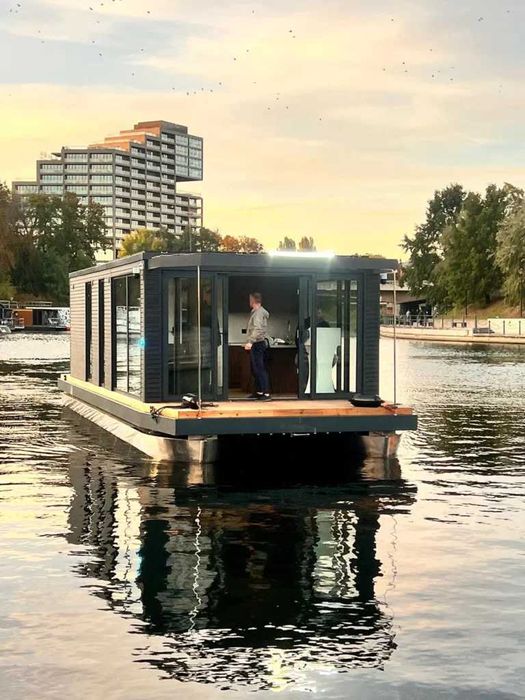 Houseboat , Aluminiowy, Yamaha 50 KM, Nowy, Pod klucz od ręki