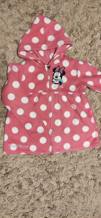 Myszka Minnie różowa bluza dla dziewczynki 134cm