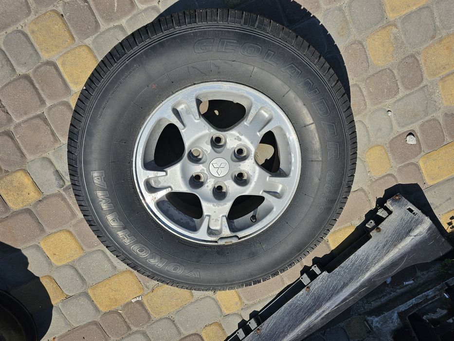 Колесо запасное mitsubishi pajero wagon l200 pajero sport 6x139,7 r16 265/70 r16 резина