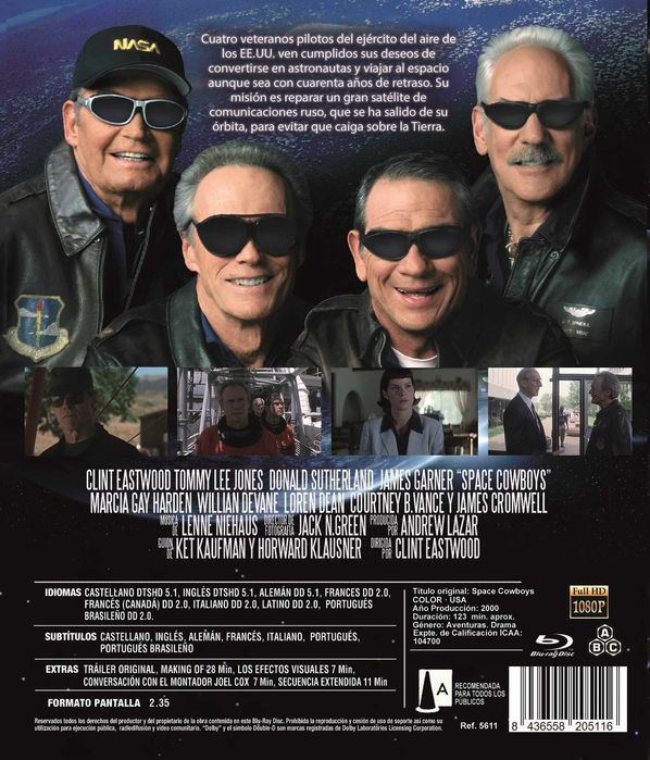 Space Cowboys/Cowboys do Espaço (Blu-Ray)-Legendado em Brasileiro