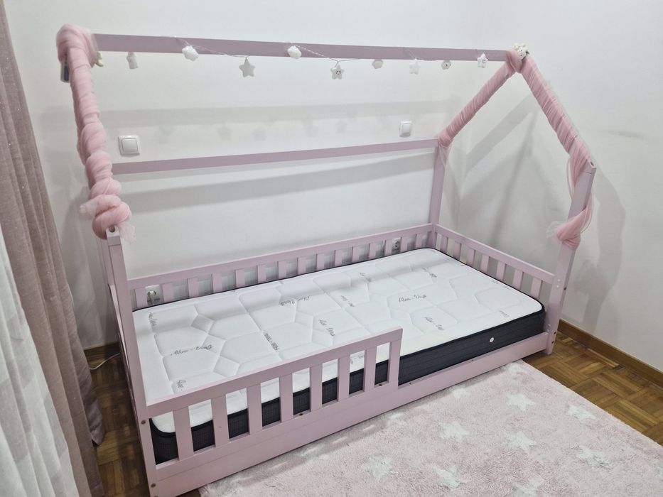 Cama montessori Rosa