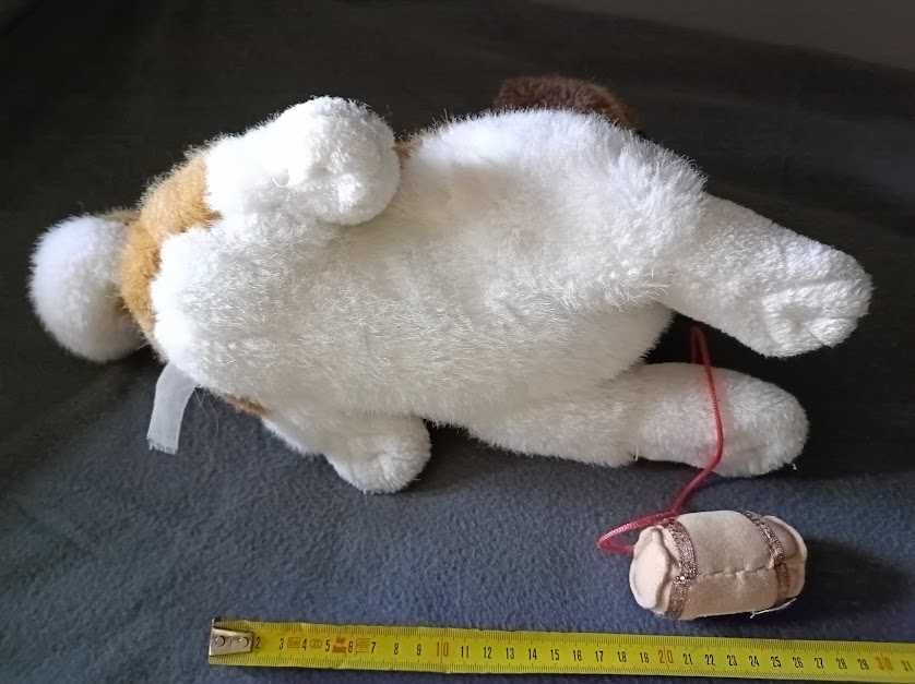 Maskotka przytulanka szczekający pies Bernardyn