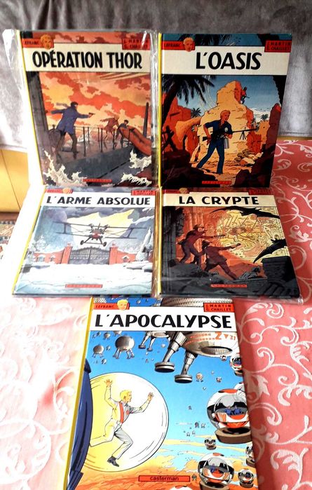 Livros BD - Jacques Martin - Série Lefranc (FR)   - ALGUNS VENDIDOS - VER LISTA DOS DISPONÍVEIS