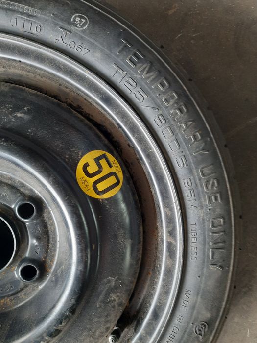 Koło dojazdowe Hyundai, Kia T125/80R15 5x114,3 ET 30