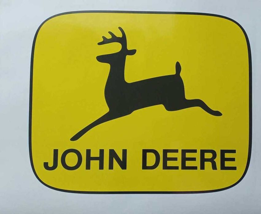 Dorabiam naklejki na maszyny rolnicze i budowalne John Deere Logo