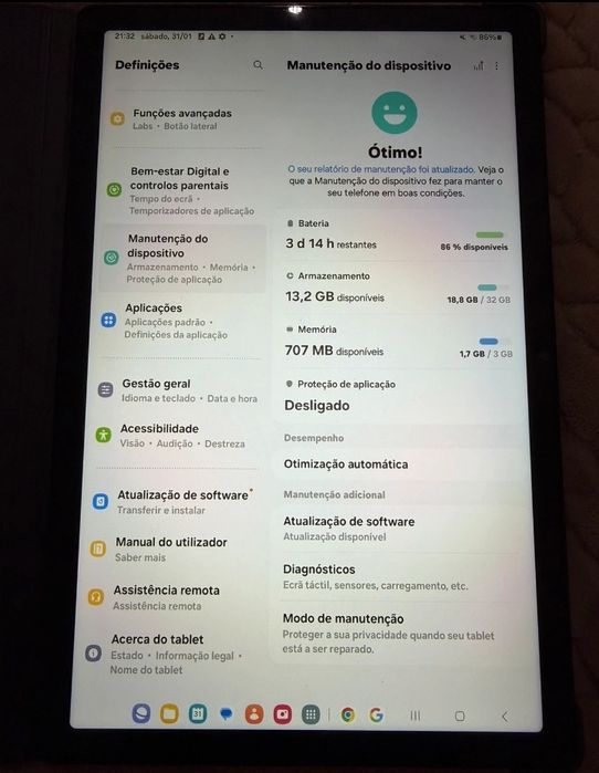 Tablet Samsung Galaxy Tab A8