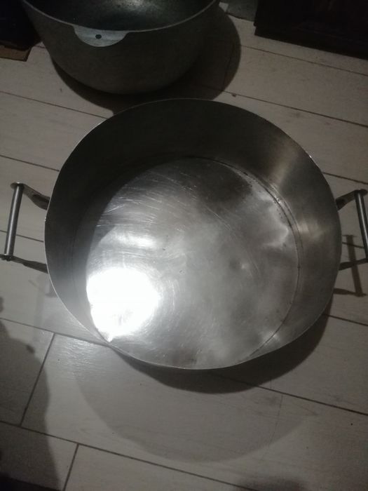 Кастрюля нержавейка широкая