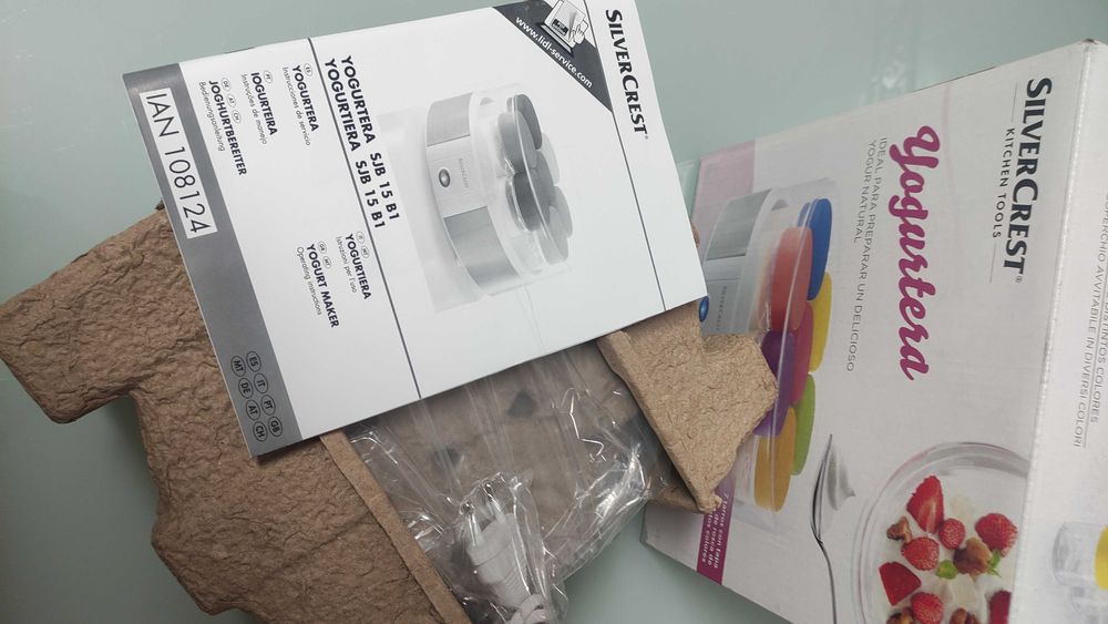 Iogurteira SilverCrast 7 Frascos | Por estrear