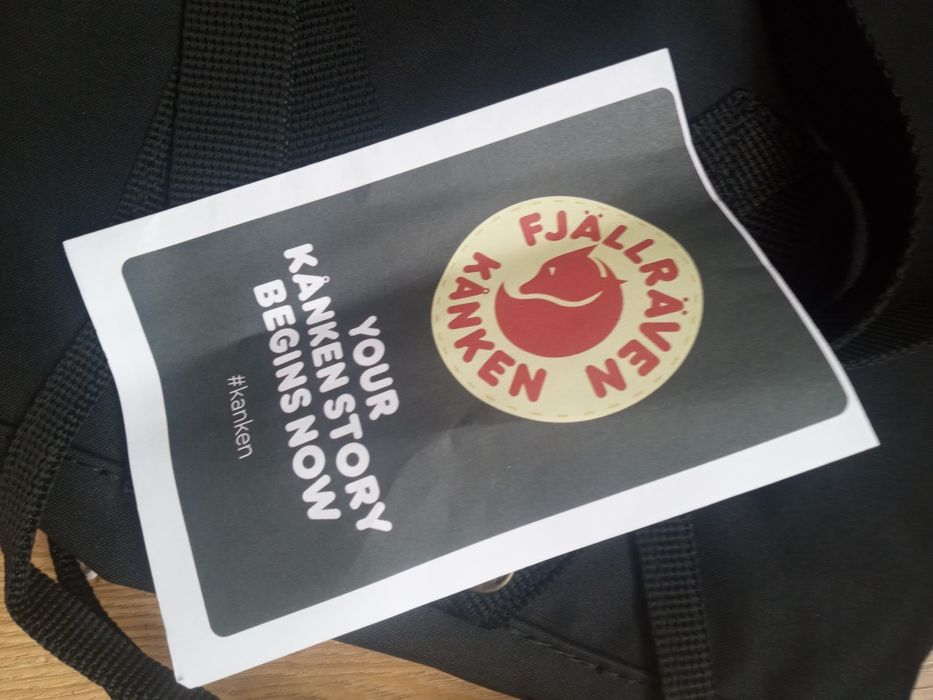 Czarny plecak  Kanken 16 litrów nowy