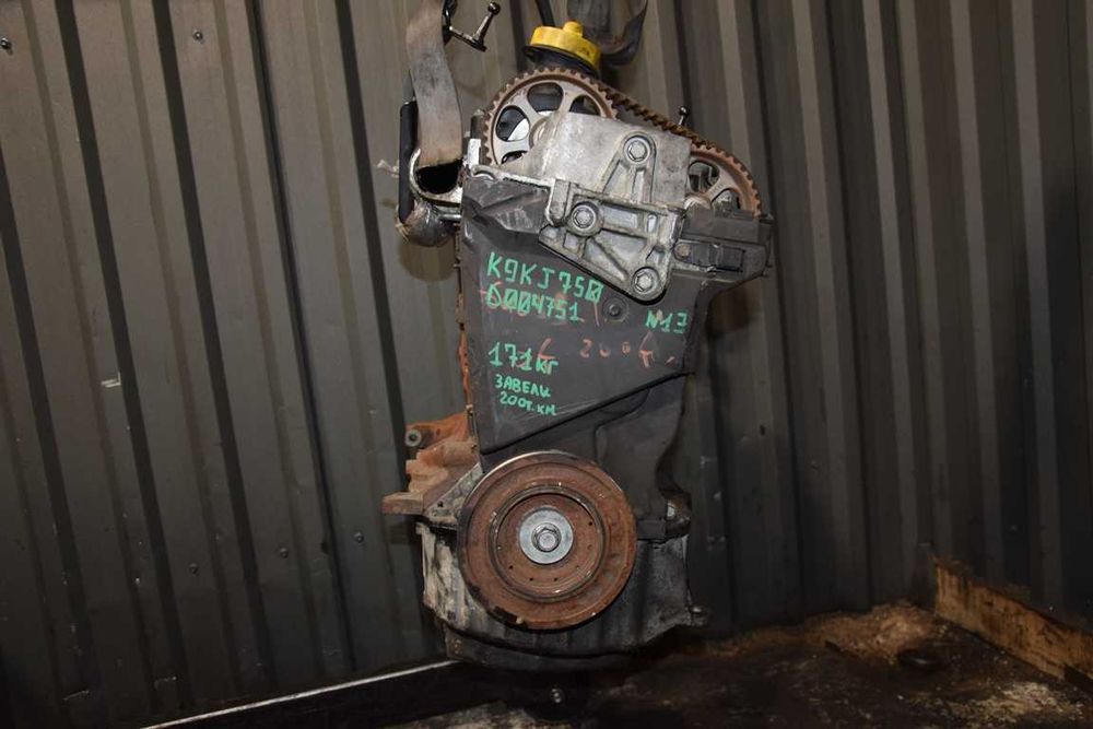 Двигун K9K 750 Renault Kangoo 1.5dCi 2004 рік Мотор K9K 750 Рено Кенгу