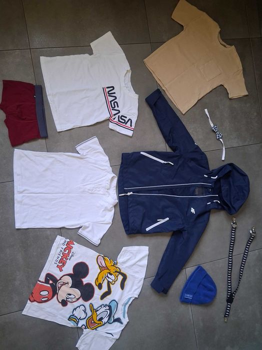 ubranka paka  zestaw kurtka 4f reserved  zara 4f hm hi-tec kombinezon