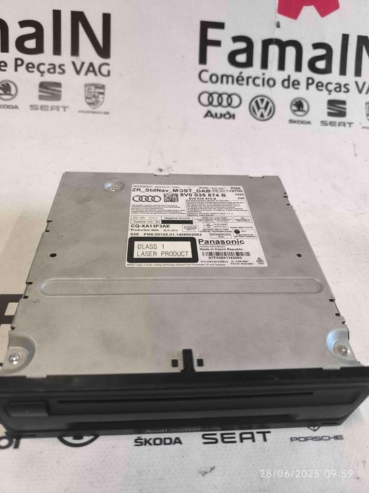 Rádio / Auto Rádio AUDI A3 S3 quattro (221 kW / 300 cv) [11.2012 - 08.2016] 8V0035874B (OEM) | CQXA13F3AE (OEM)