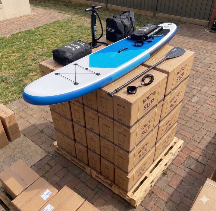 Nowa Deska Sup do Pływania Zestaw 320cm do 180kg Całe Wyposażenie