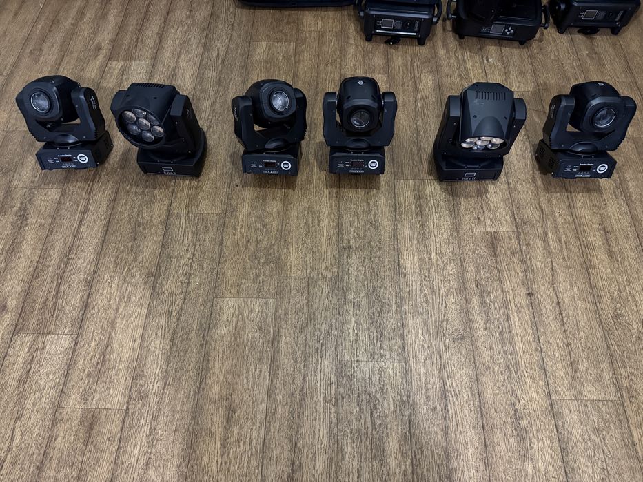 Ruchome glowy 6 szt. Jak nowe