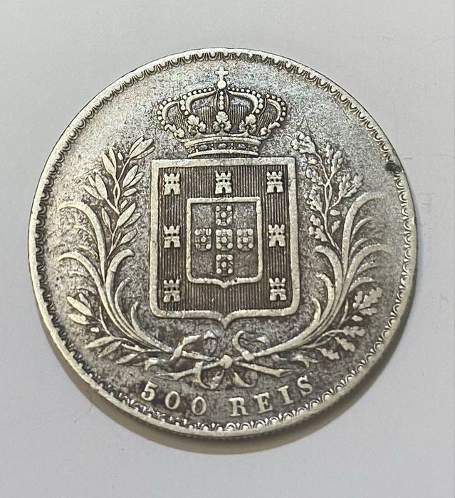 Moeda 74 - 500 Reis D LUIS I - 1868