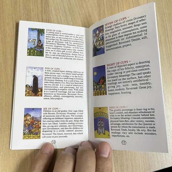 Карти золоте таро райдера уейта gold tarot фольговані