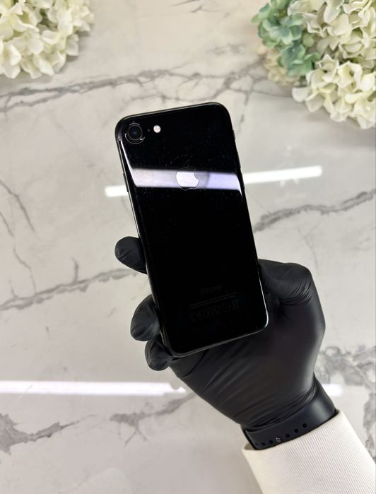 Гарний стан iphone 7 Jet Black! 128GB 100%АКБ Neverlock (Магазин Гарантія)