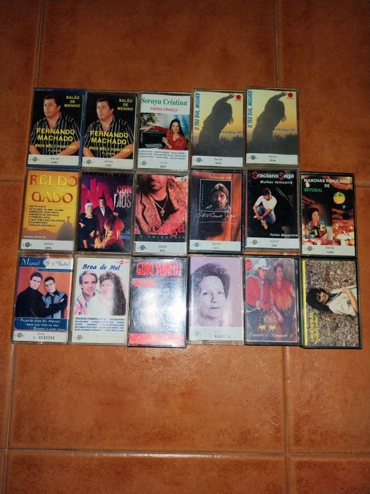 Cassetes de Música Antigas - Lote