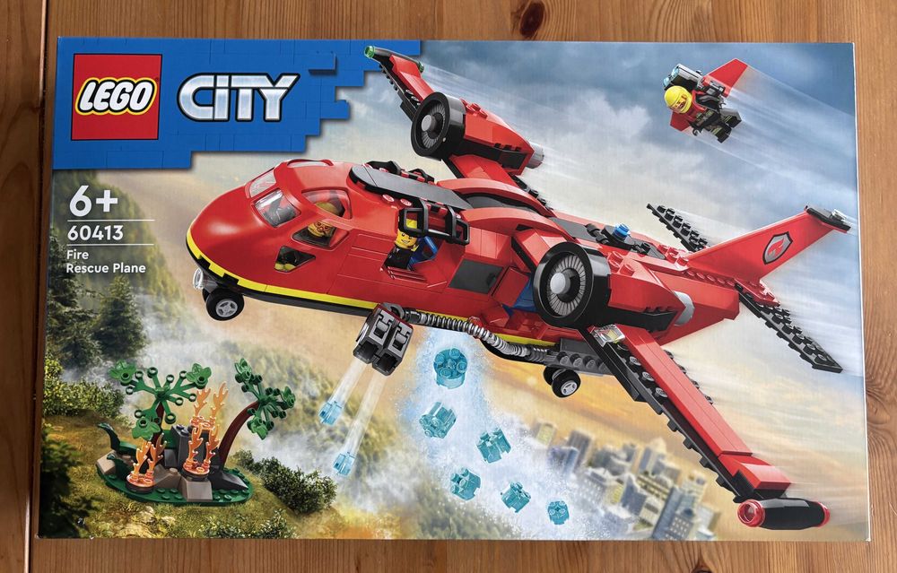 Lego – 60413 City Avião de Resgate dos Bombeiros (Novo e Selado)