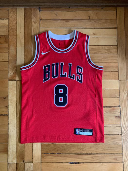Шикарная баскетбольная Майка Nike NBA Chicago BULLS 8 LAVINE