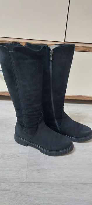 Сапоги зимние натуральной замши 36р