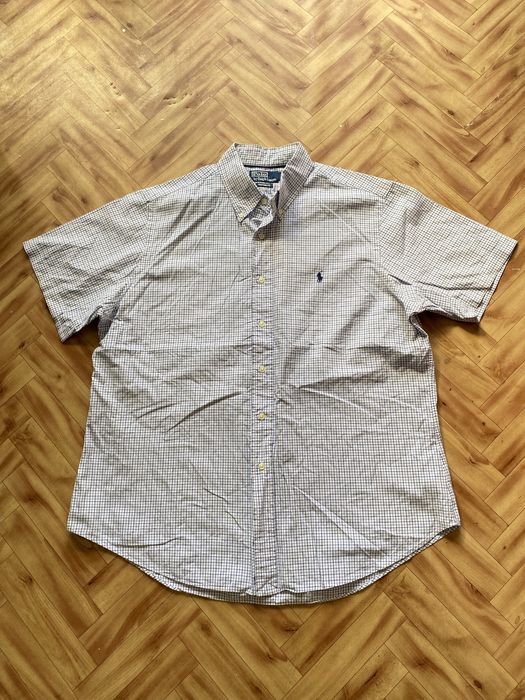 Ralph Lauren meska koszula z krutkimi rekawami,stan bardzo dobry,rozmiar XL