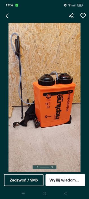 Opryskiwacz kwazar 15l plecakowy