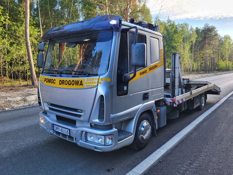 Iveco Eurocargo ML90210  Najazd piętrowy, KLIMA,WEBASTO, 5 osób,specjalny POMOC DROGOWA,2 auta