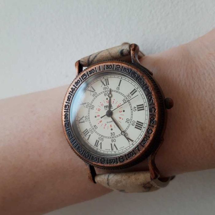 Fossil Zegarek retro vintage