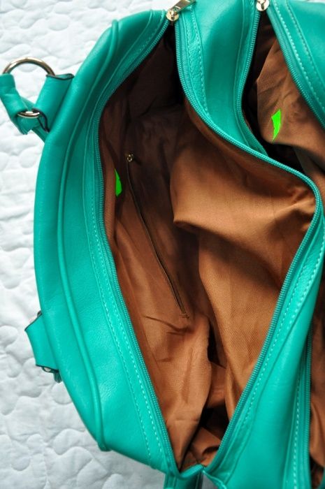 zielona torebka wiosenna j.nowa