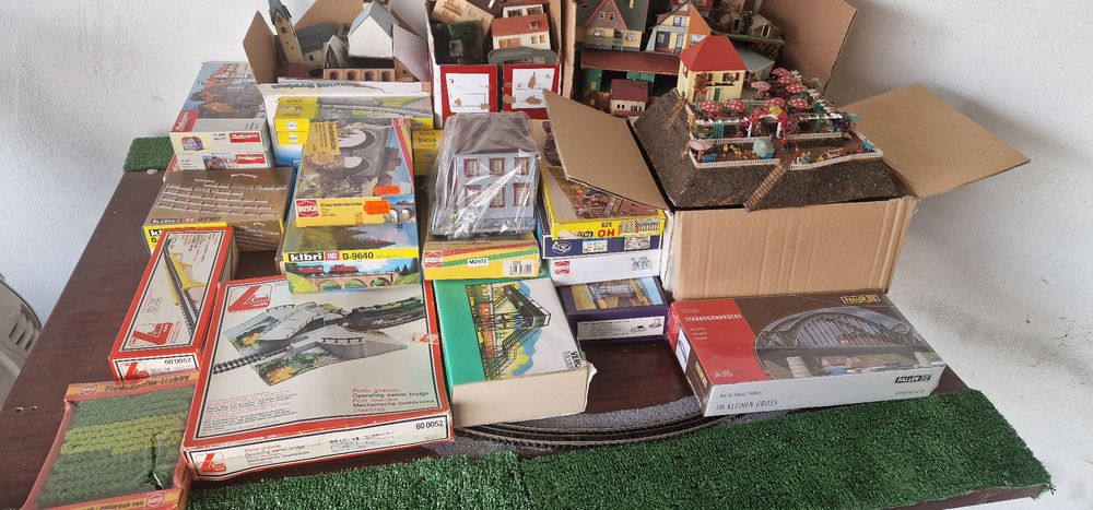 Decorações  para maquetes comboios