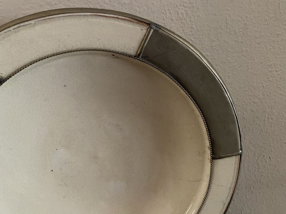 Pair of Tin-Decorated Plates429812637532180485