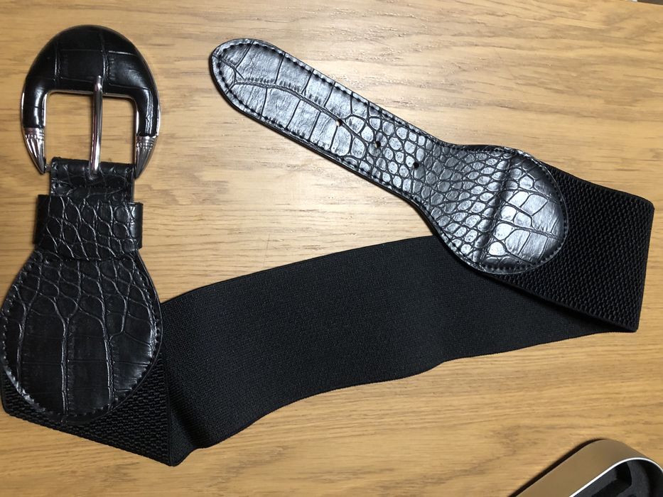 Pasek skórzany damski