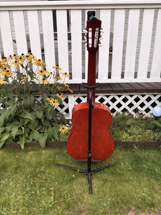 Gitara klasyczna + STROIK + STATYW + KOSTKA | bardzo dobry stan