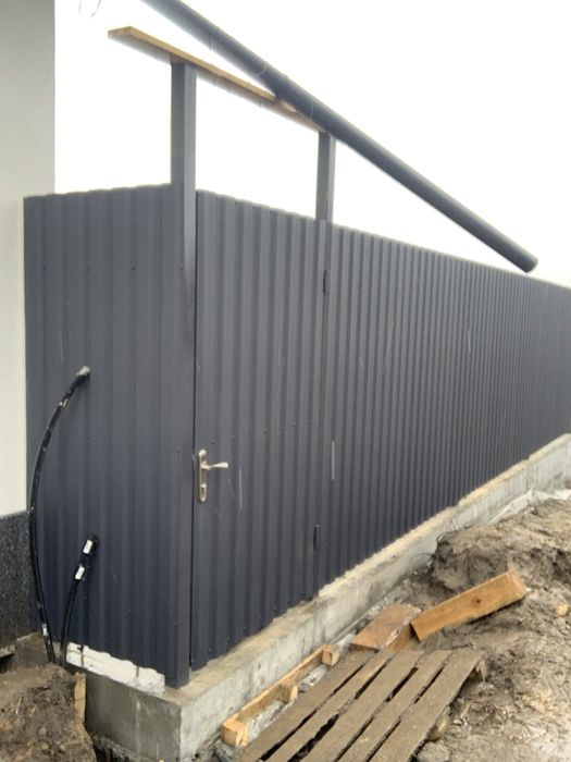 Ворота забори ( заборы ) Монтаж