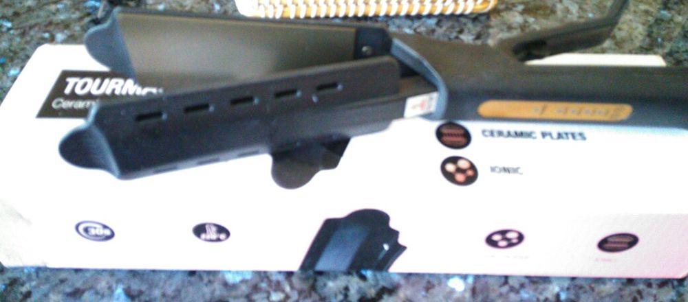 Placa alisamento com placas em cerâmica ainda  em caixa