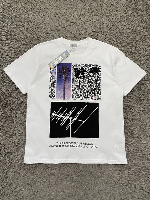 Футболка CAV EMPT чоловіча з принтом біла MADE IN JAPAN