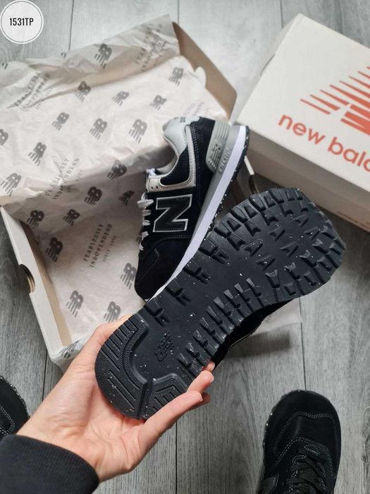 АКЦІЯ! Кросівки New Balance 574 Black/White  41 - 45
