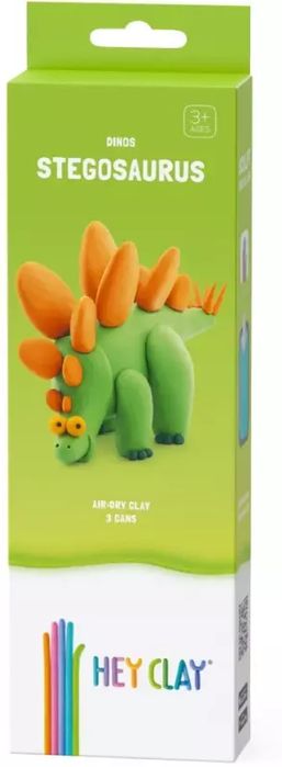Hey Clay. Dinozaury. Stegozaur. TM Toys. Nowy Produkt
