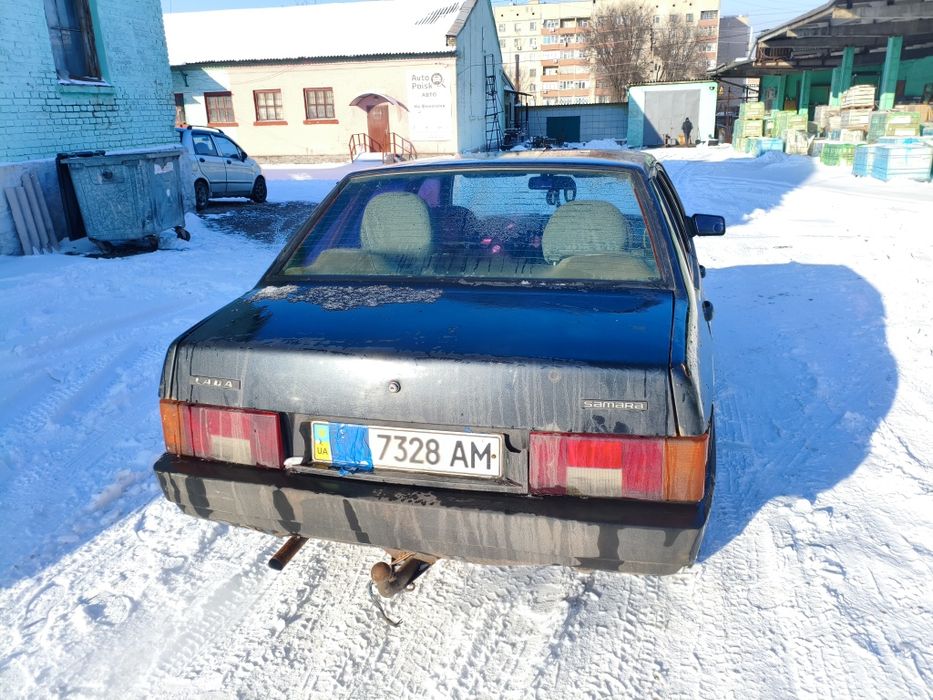 ВАЗ 21099 на полном ходу