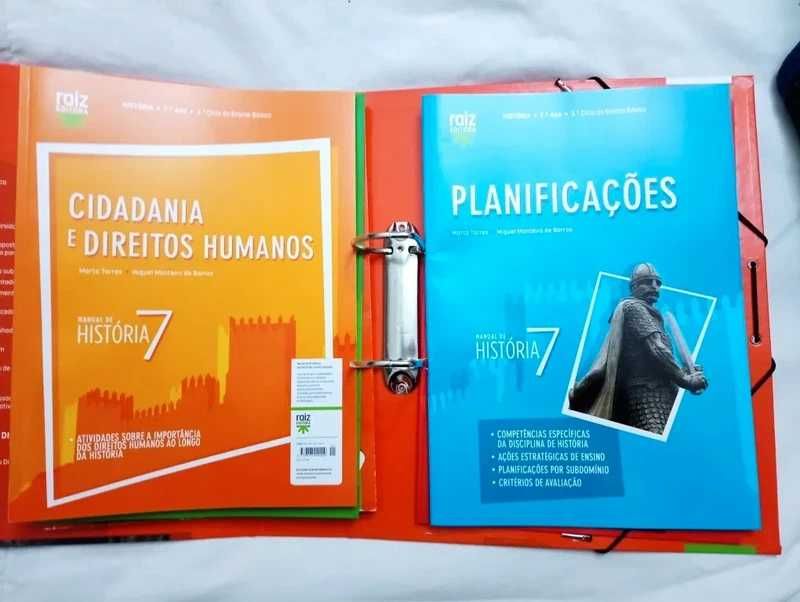 Manual de História 7 - História - 7.º Ano	Dossier do professor completo*