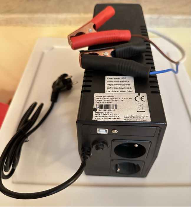 Инвертор / ИБП / ДБЖ 220В под внешний аккумулятор (для блекаута)