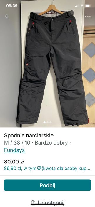 Spodnie narciarskie