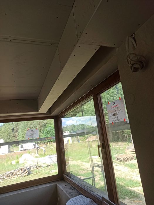 Sufity GK, kasetonowe, ściany działowe, zabudowy poddasza G-K.