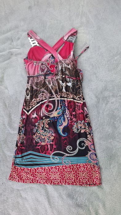 Sukienka mini kolorowa
