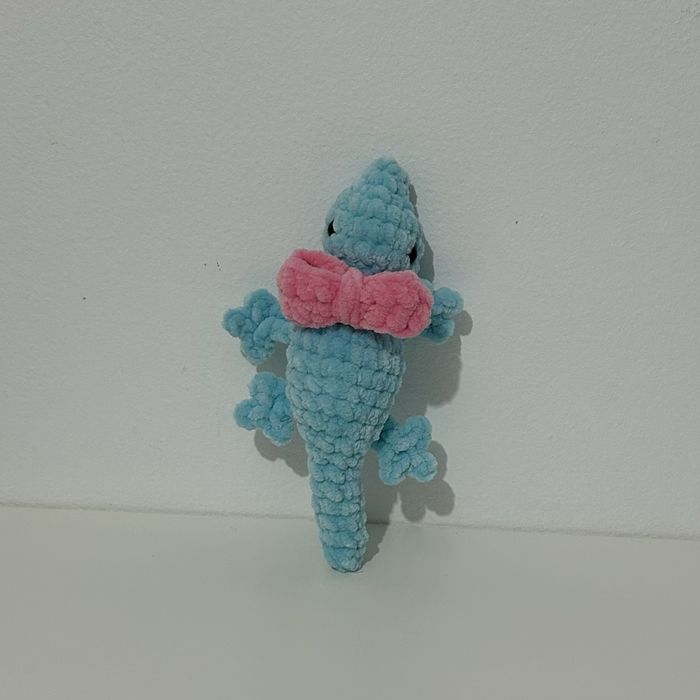 Peluche Crochet Lagartixa
