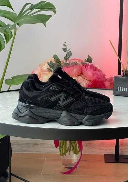 Кроссовки New Balance 9060 Triple Black/Чоловічі Нью Беланс/КросівкиNB