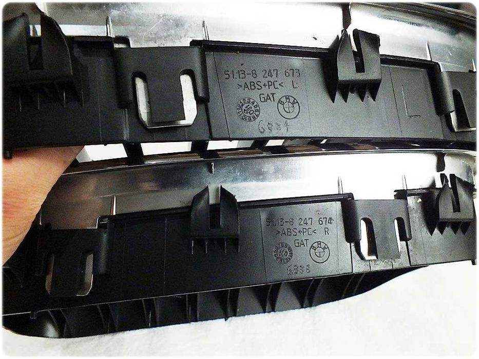 Oryginalne Nerki Grill BMW X5 E53 99-03' Prawa i Lewa Piękny KOMPLET