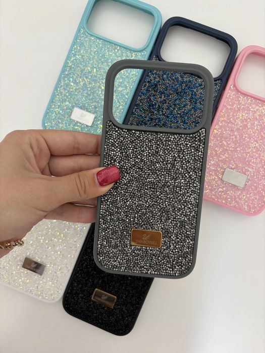 Чохол сваровскі swarovski на айфон від 13pro - 17 pro max