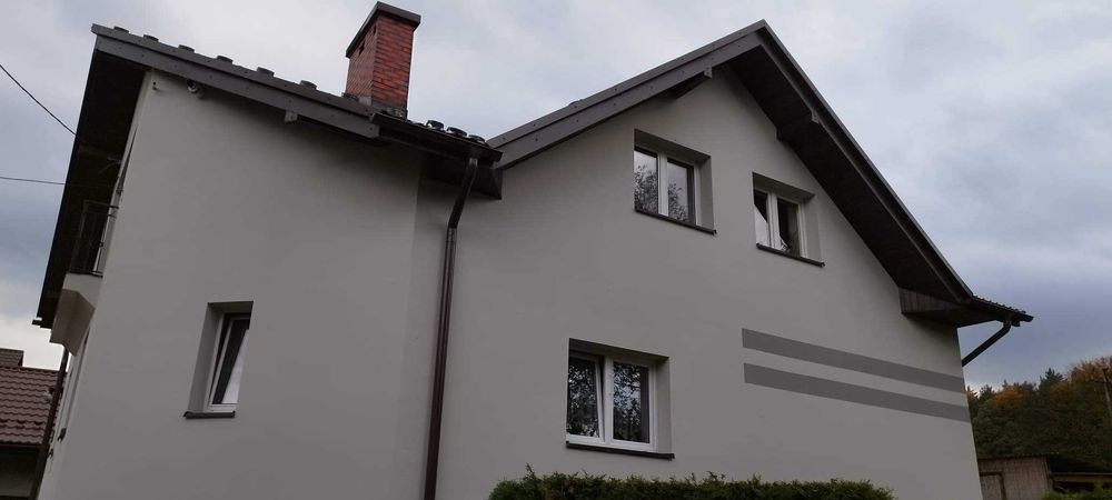 Malowanie dachów,elewacji,Naprawa dachów montaż rynień-sniegołapów